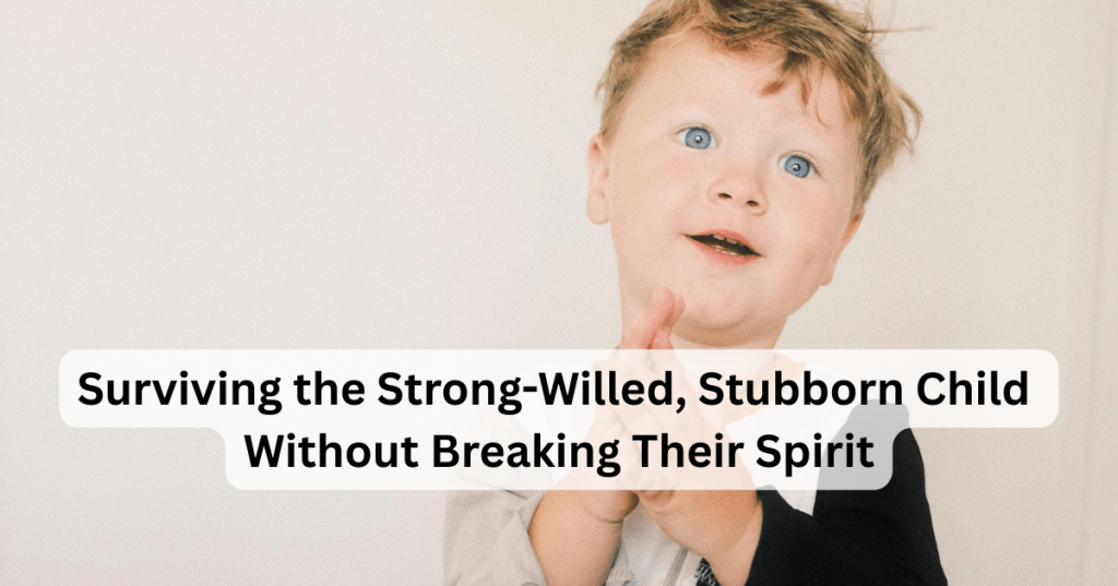 Surviving the Strong-Willed, Stubborn Child Without Breaking Their&nbsp;Spirit